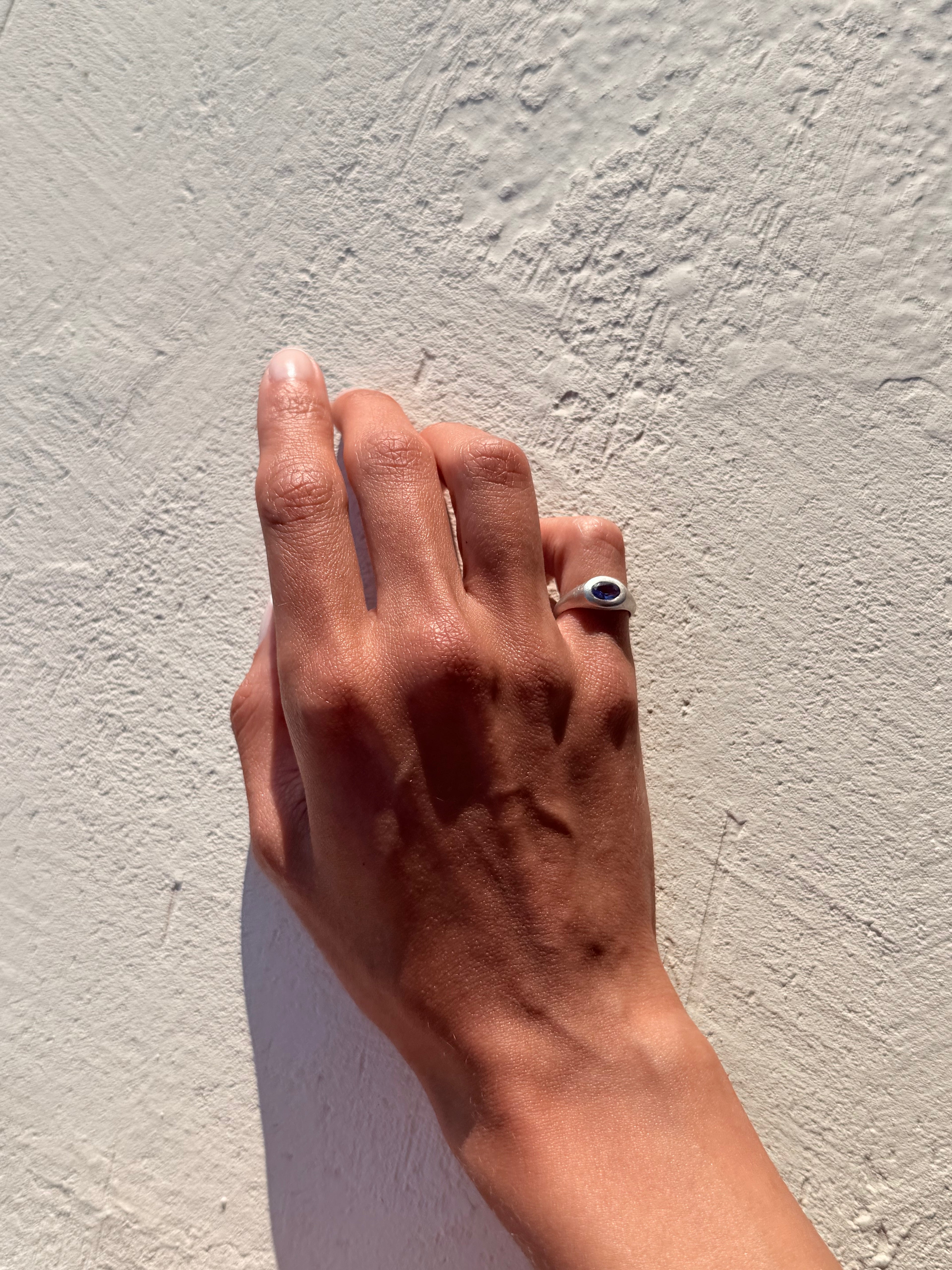 Tanzanite Pinky Ring